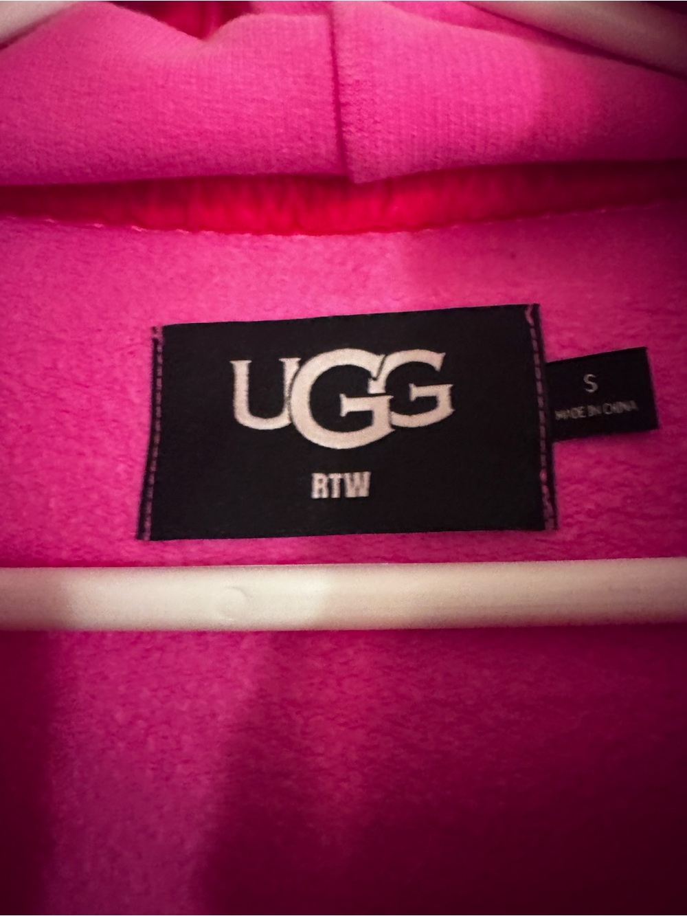 UGG Hot Pink Fleece Jacket